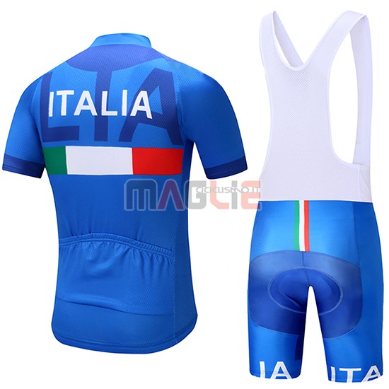 Maglia Italia Manica Corta 2018 Blu